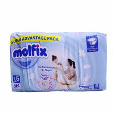 Molfix Super Advantage Pack Belt 11-18 Kg 64 Pcs (Made in Turkey)